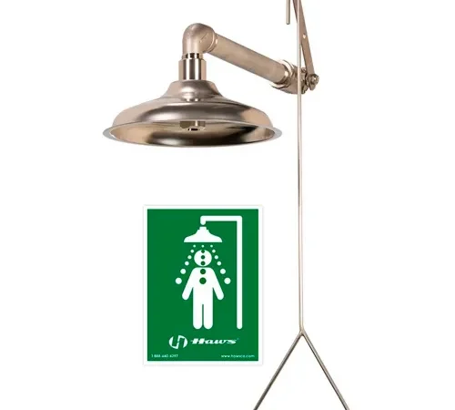 Haws® AXION® MSR 8133H Corrosion-Resistant Stainless Steel Horizontal Supply Drench Shower