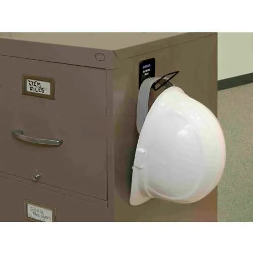 Horizon Mfg. Magnetic Mount Hard Hat Rack, 5003, 3"L X 3"W X 3-1/4"H