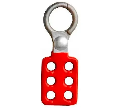 Horizon Mfg. Lockout Tagout Hasp, 5505, Non-Sparking, 1" Opening, Red - Pkg Qty 12
