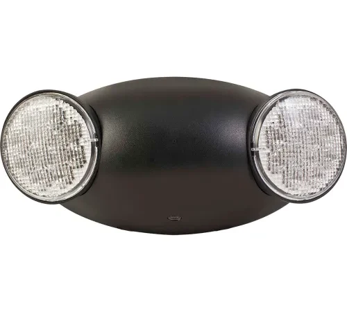 Compass Lighting CU2B LED Black Emergency Unit w/ Adjustable Heads