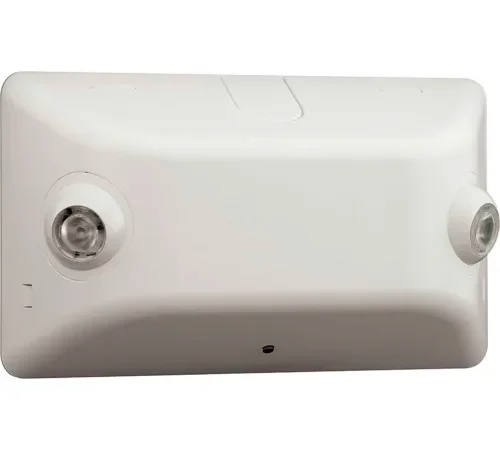 Hubbell EV2 LED Compact White Emergency Lighting Unit, 1W LED Adjustable Heads