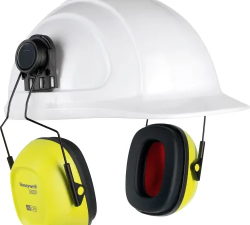 Honeywell Verishield™ Hard Hat Mounted Ear Muff, 27 dB, Hi Visibility