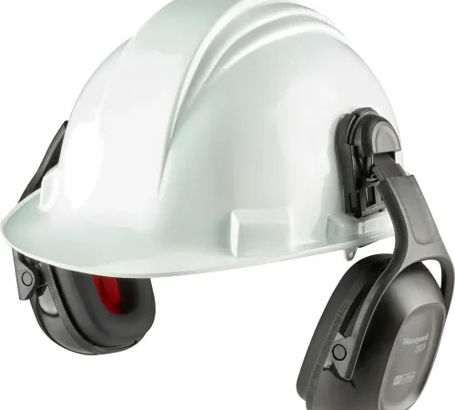 Honeywell Verishield™ Hard Hat Mounted Ear Muff, Dieletric, 25 dB, Black