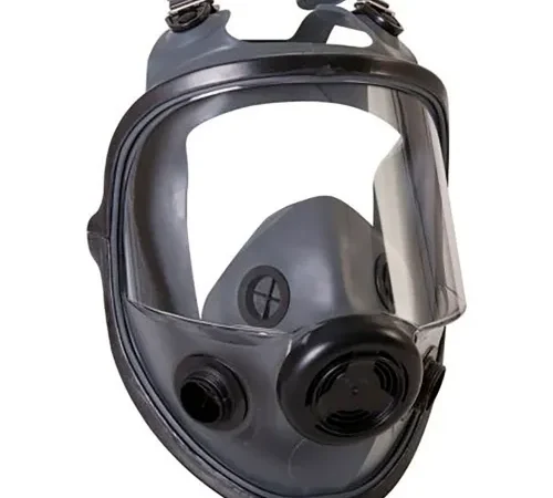 Honeywell North 5400 Full Facepiece Respirator with 4 Strap Headband & Dual Cartridge Connectors, S
