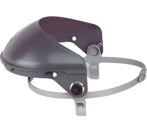 Honeywell® Faceshield Headgear For Use with Protective Caps, Plastic, Gray