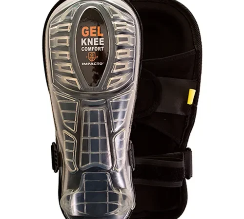 Impacto 777-00 Knee Pad & Shin Pad Combination, Gel Pad, Copolymer Raised Cover, Sliding Strap