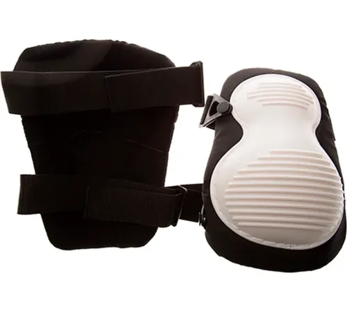 Impacto 826-00 Knee Pad Plastic Hard Shell Cover, Foam Pad, Dual Straps, Plastic Button Closure
