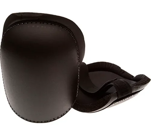 Impacto 844-00 Knee Pad T-Foam, High Density Foam, Rounded Smooth Hard Shell Cover, Elastic Strap