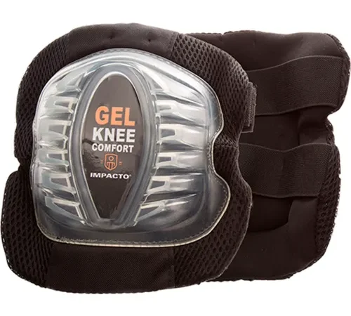 Impacto 864-00 Knee Pad Gel Comfort All Terrain Short Style, Copolymer Raised Cover, Gel Support