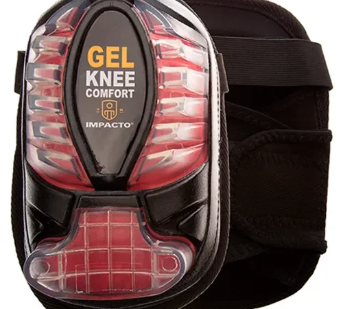 Impacto 865-00 Knee Pad Gel Comfort All Terrain Extended Style, Copolymer Raised Cover, Gel Support