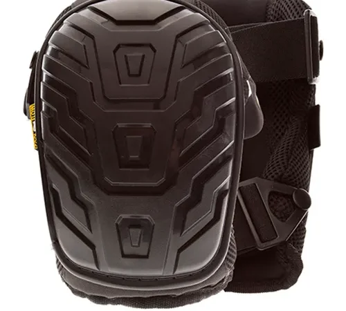 Impacto 868-00 Knee Pad Gelite Hard Shell Textured Cover, Gel Insert, Dual Straps, Button Closure