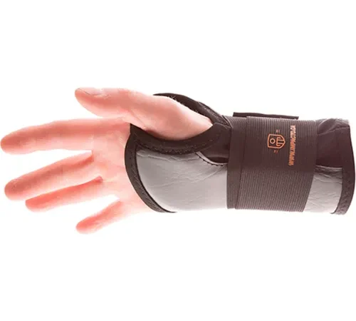 Impacto EL420 Universal Wrist Support, Ambidextrous, Stays Top & Bottom, Vinyl Cover, Elastic Strap
