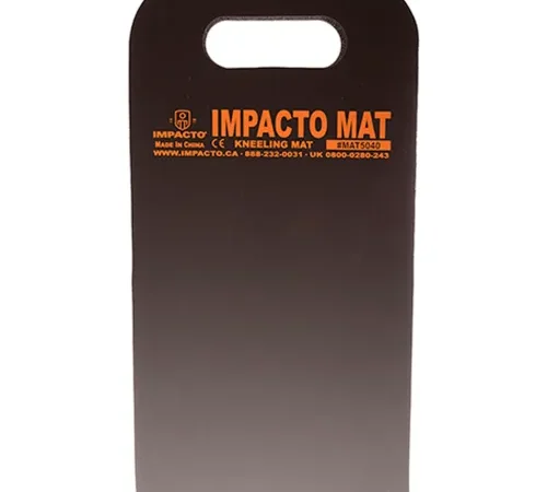 Impacto Kneeling Mat, 8" X 16" X 1", Waterproof Foam, Carrying Handle, Meets Flammability Standard