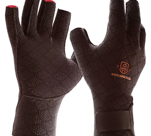 Impacto TS199 Thermo Glove Anti-Fatigue Med, Open Finger, Relief From Strain And Fatigue, RSI