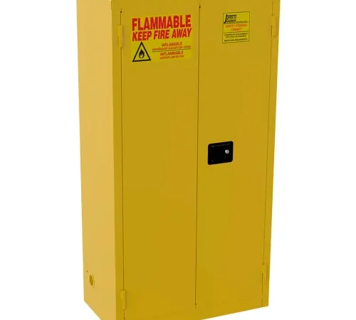 Jamco Flammable Liquid Storage Cabinet, Manual Close Door, 44 Gallon Capacity, 34"W x 18"D x 65"H