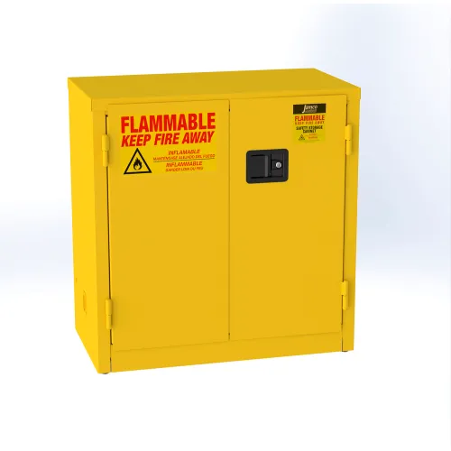 Jamco Flammable Liquid Storage Cabinet, Self Close Door, 22 Gallon Capacity, 34"W x 18"D x 35"H