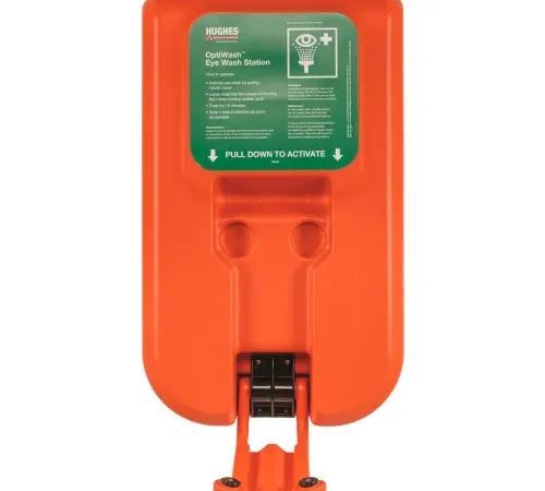 Hughes® Gravity Fed Portable Eyewash Station, Self Contained, 10 Gallon Capacity