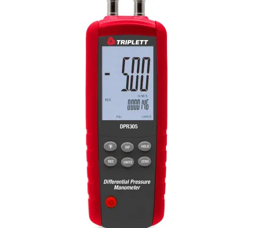 Triplett Differential Pressure Manometer, 5 psi