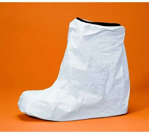 Laminated Polypropylene Boot Covers, White, Large, 100 Pairs/Case
