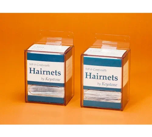 Small Hairnets Dispenser, Wall Mountable, 4"L x 3-1/2"W x 5-1/2"H