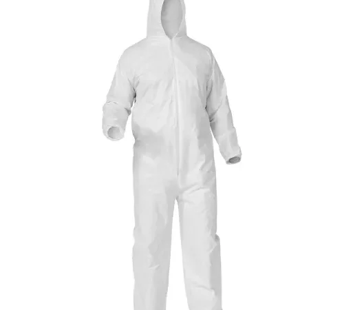 KleenGuard A35 Liquid & Particle Protection Coverall, L, White, 25/Case