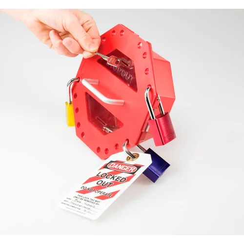 Accuform KCC620 Lockout, Stopout® Look 'N Stop Compact Group Lock Box, Plastic - Image 2