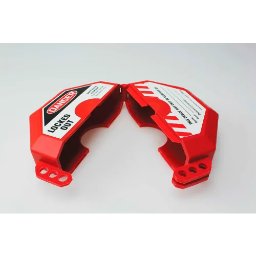 Accuform KDD471 Lockout, Stopout® Gate Valve Lockout, Fits 2-1/2" - 5, Plastic
