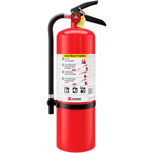 Kidde Pro Dry Chemical Commercial Fire Extinguisher, Wall Mount, Type A, B, C, 10 lb. Capacity