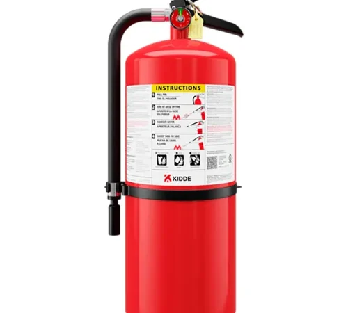 Kidde Pro Dry Chemical Commercial Fire Extinguisher, Wall Mount, Type A, B, C, 20 lb. Capacity