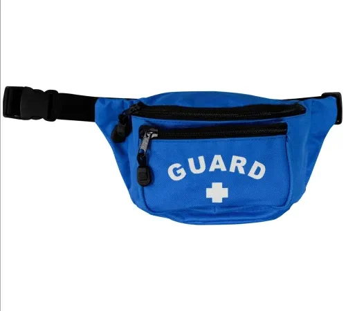 Kemp USA Hip Pack w/ Guard Logo, Royal Blue, 7 Pieces