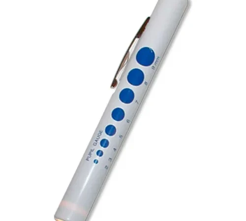 Kemp USA Reusable Penlight, Pupil Guauge-Led, 6 PCS