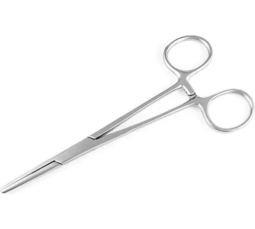 Kemp USA Kelly Forceps, Straight, 5 1/2"
