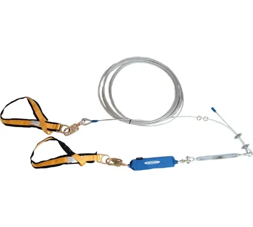 Werner® 30' Cable Horizontal Lifeline Assembly w/ Cross Arm Strap