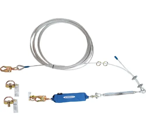 Werner® 60' Cable Horizontal Lifeline Assembly w/ D Bolts