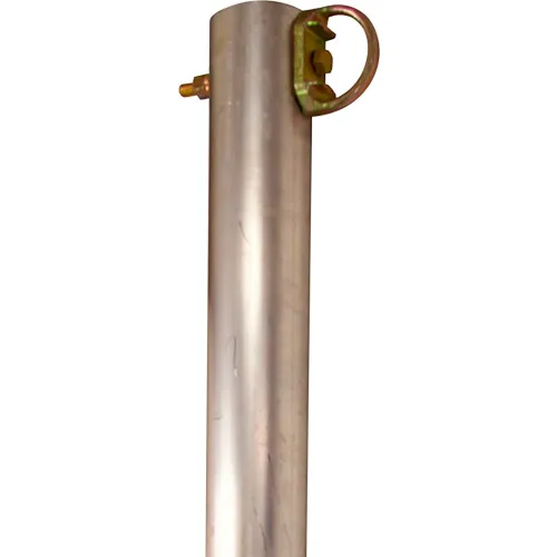 Werner® 7 1/2' Aluminum End Stanchion w/ D Bolt Anchor - Image 3