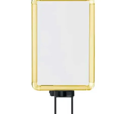 Lavi Industries, Vertical Swivel Sign Frame, 50-1130SV-S/GD, 7" x 11", For 7' Posts, Gold