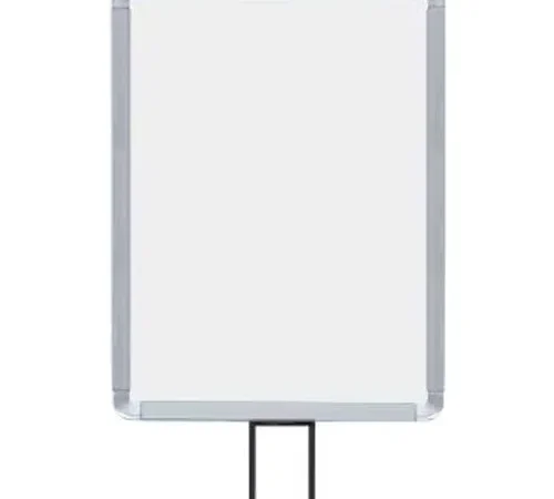 Lavi Industries, Vertical Fixed Sign Frame, 50-1131F7V-S/SA, 11" x 14", For 7' Posts, Satin