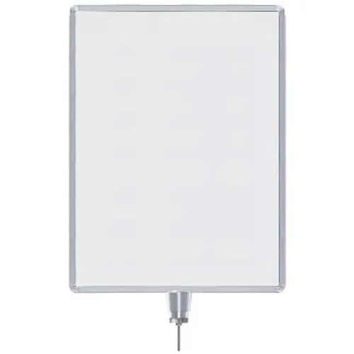 Lavi Industries, Vertical Drum Top Post Sign Frame, 50-1136DV/SA, 22" x 28", Satin