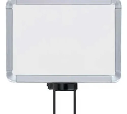 Lavi Industries, Horizontal Fixed Sign Frame, 50-1141SH-S/SA, 8.5" x 11", Slotted, Satin