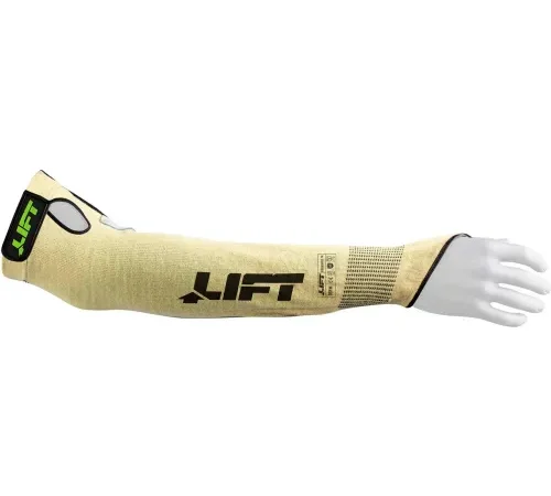 Lift Safety Fire Resistant Sleeve, Fiberwire, A5, One Size Fits Most, Hook and Loop, 13 Gauge