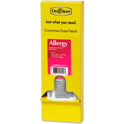 Lil' Drugstore® Allergy Relief, 2/Pack, 50 Pack/Box