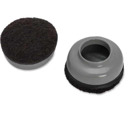Lorell® Slip Over Floor Savers - Gray - 8/Pack
