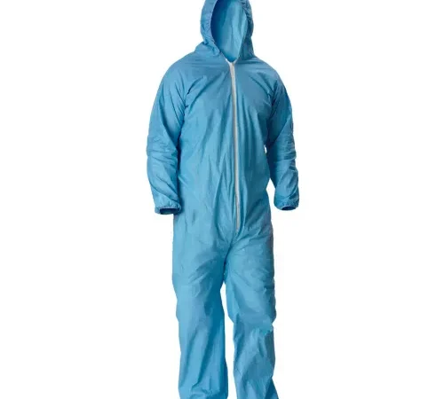 Lakeland Pyrolon® Plus 2 Disposable FR Coverall 2XL, Hood, Elastic Wrists/Ankles, 25/Cas, 7428B