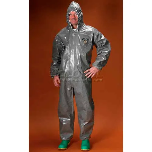 Lakeland ChemMax3 Coverall, Hood, Elastic Face, Wrists & Ankles, 3XL, 6/Case, C3T132-3X