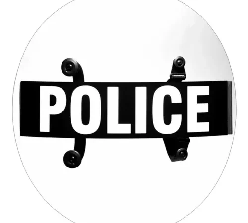 Paulson Riot Control Body Police Shield, Non-Ballistic, Polycarbonate, Clear, 24" - BS-7P