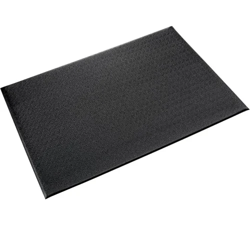 Crown Matting Technologies Comfort-King Clean Room Mat, 3/8" Thick, 4'W x 6'L, Black