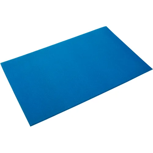 Crown Matting Technologies Comfort-King Clean Room Mat, 3/8" Thick, 4'W x 60'L, Blue