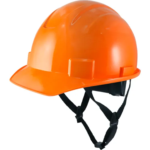 General Electric GH327 Non-Vented Cap Style Hard Hat, 4-Point Adjustable Ratchet Suspension, Orange