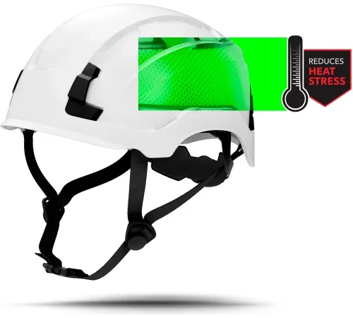 General Electric Safety Helmet, 4 Pt. Ratchet Suspension, Non-Vented, Class E & G, Type 2, White
