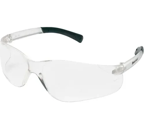 MCR Safety BK110 Crews BearKat Safety Glasses with Clear Lens Soft Non-Slip Temple Material